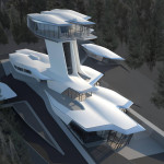 Zaha Hadid designs spaceship house for Naomi Campbell
